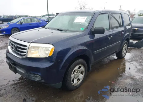 2014 Honda Pilot Lx from USA, damaged, VIN 5FNYF4H2XEB050346